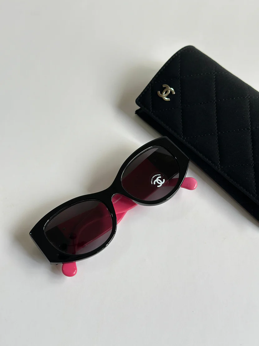 CHANEL Oval Sunglasses - Image 2