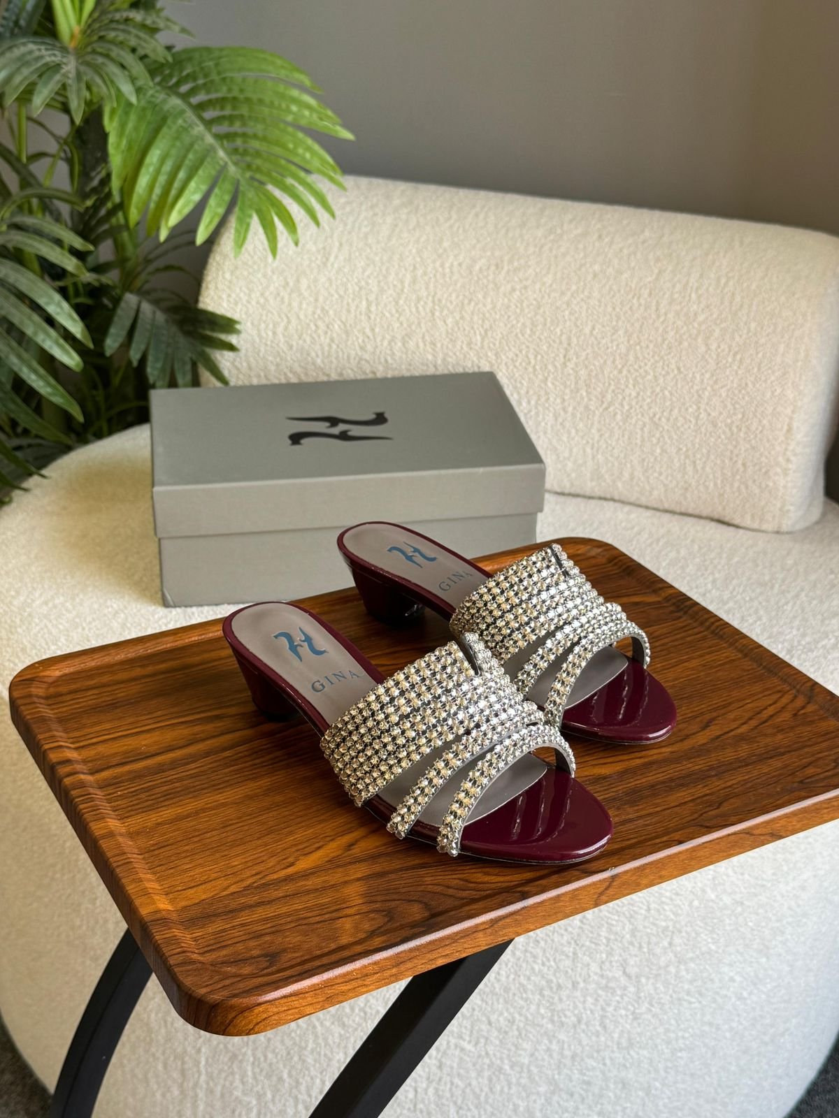 GINA Deitrich crystal Sandals - Image 2
