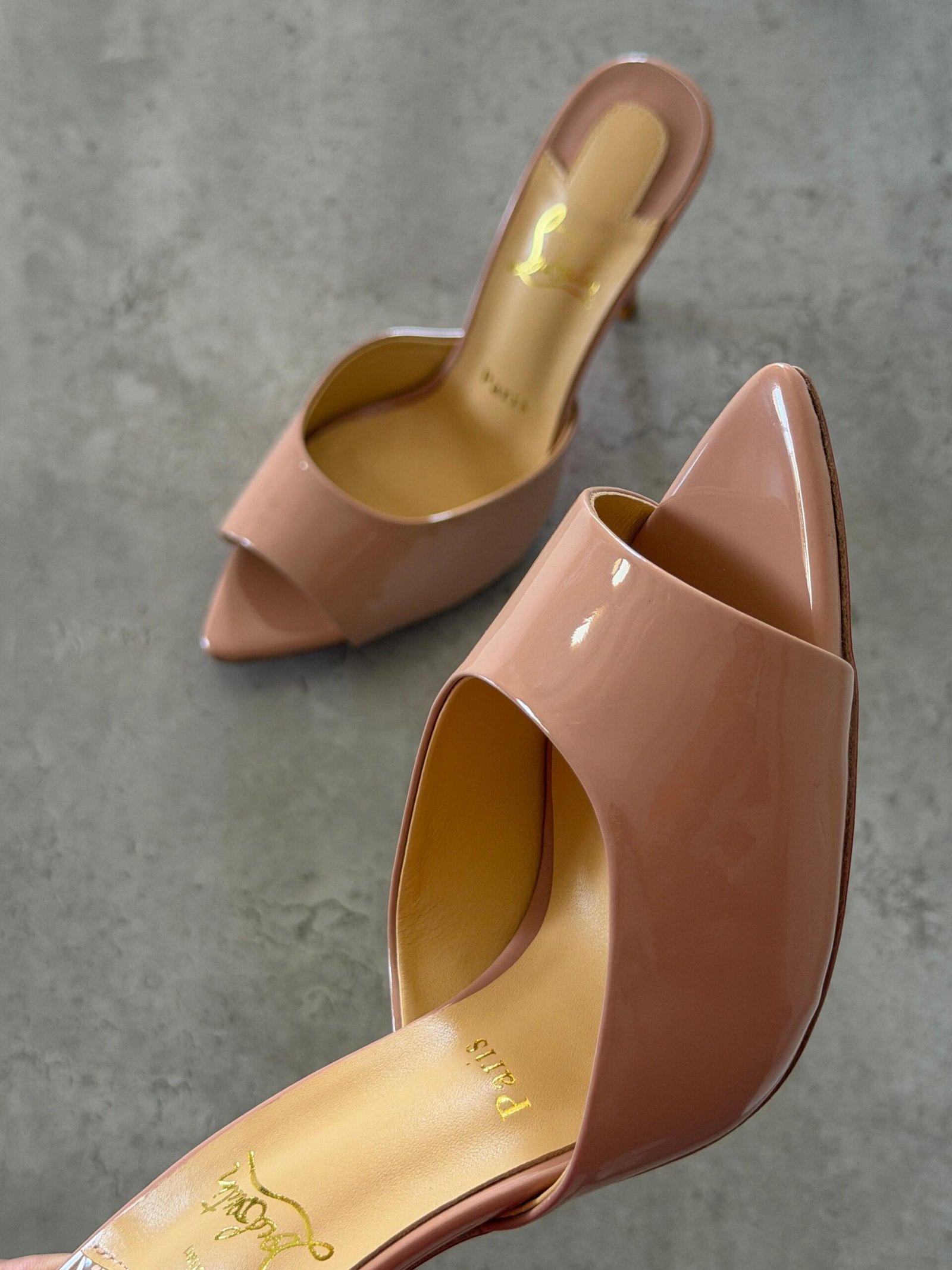 Christian Louboutin Black Me Dolly 100 Mule Sandals - Image 11