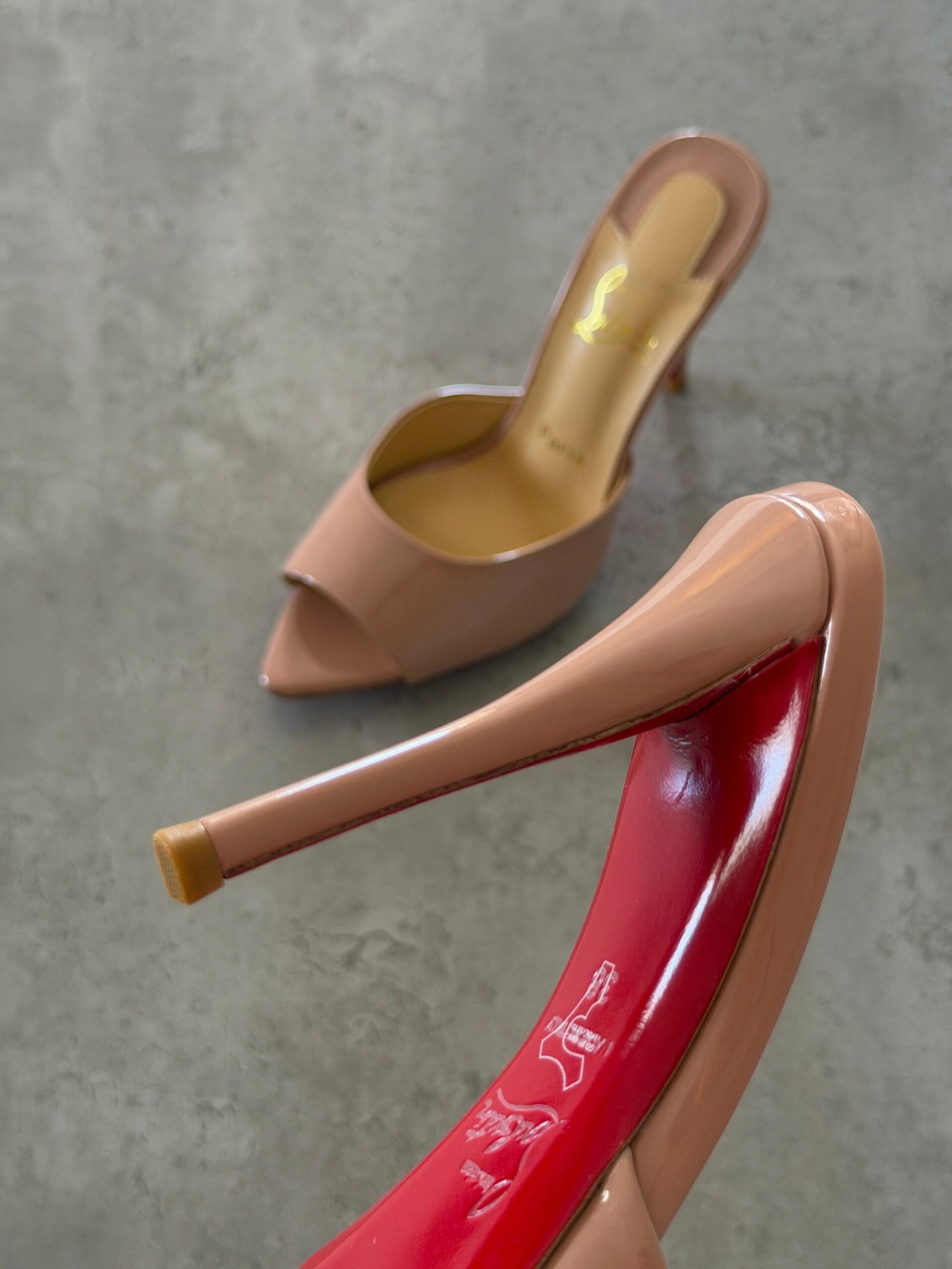 Christian Louboutin Black Me Dolly 100 Mule Sandals - Image 9