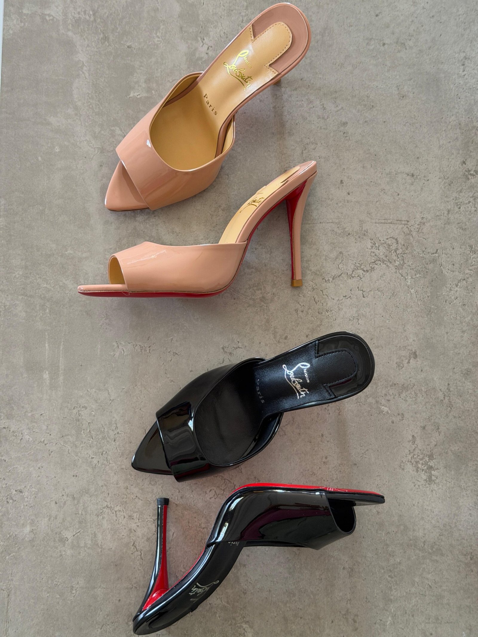 Christian Louboutin Black Me Dolly 100 Mule Sandals - Image 3