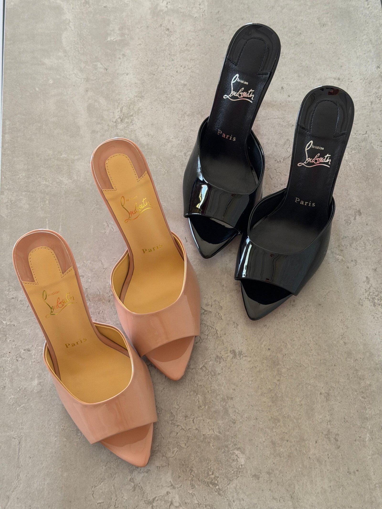 Christian Louboutin Black Me Dolly 100 Mule Sandals - Image 12