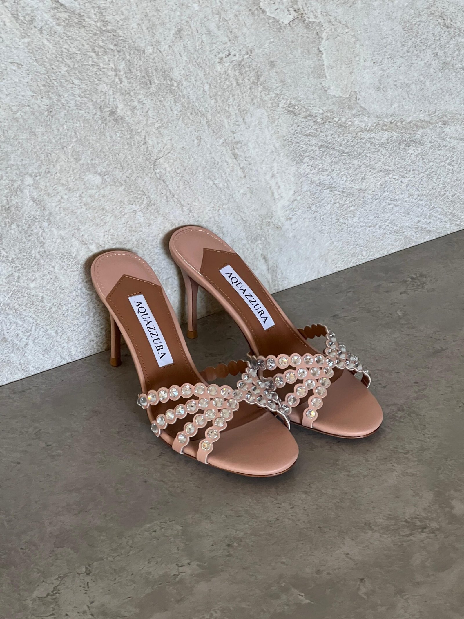 Aquazzura Embellished Tequila Mules 75 - Image 13