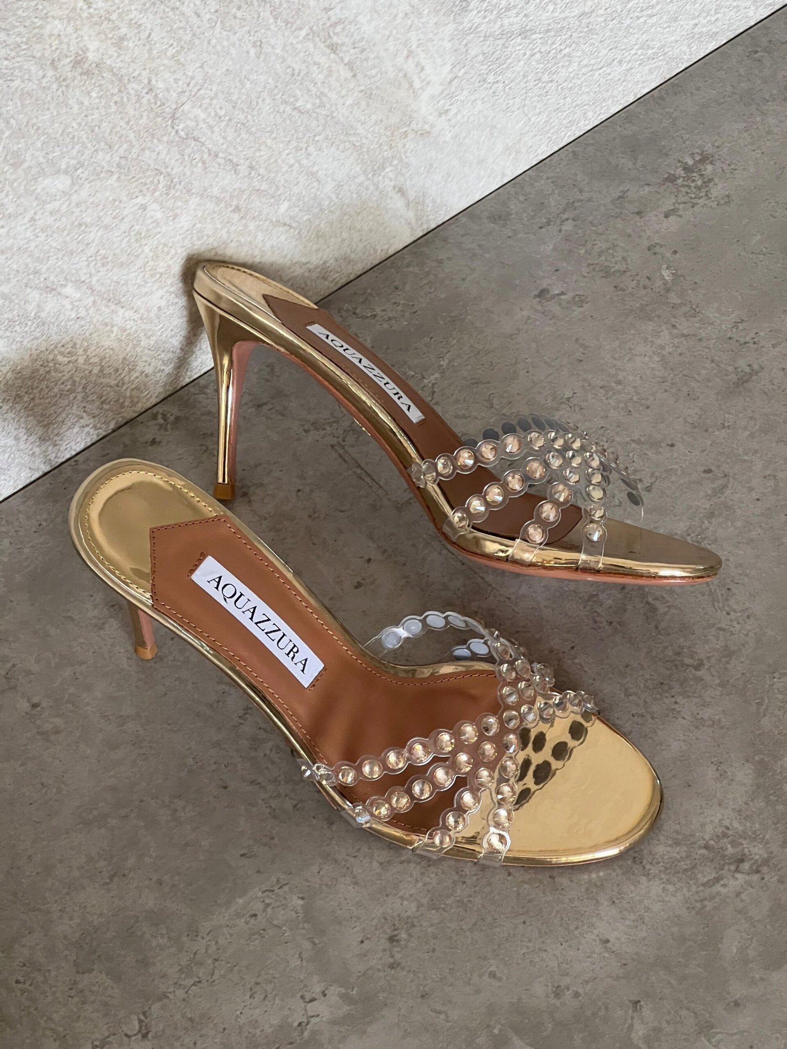 Aquazzura Embellished Tequila Mules 75 - Image 3