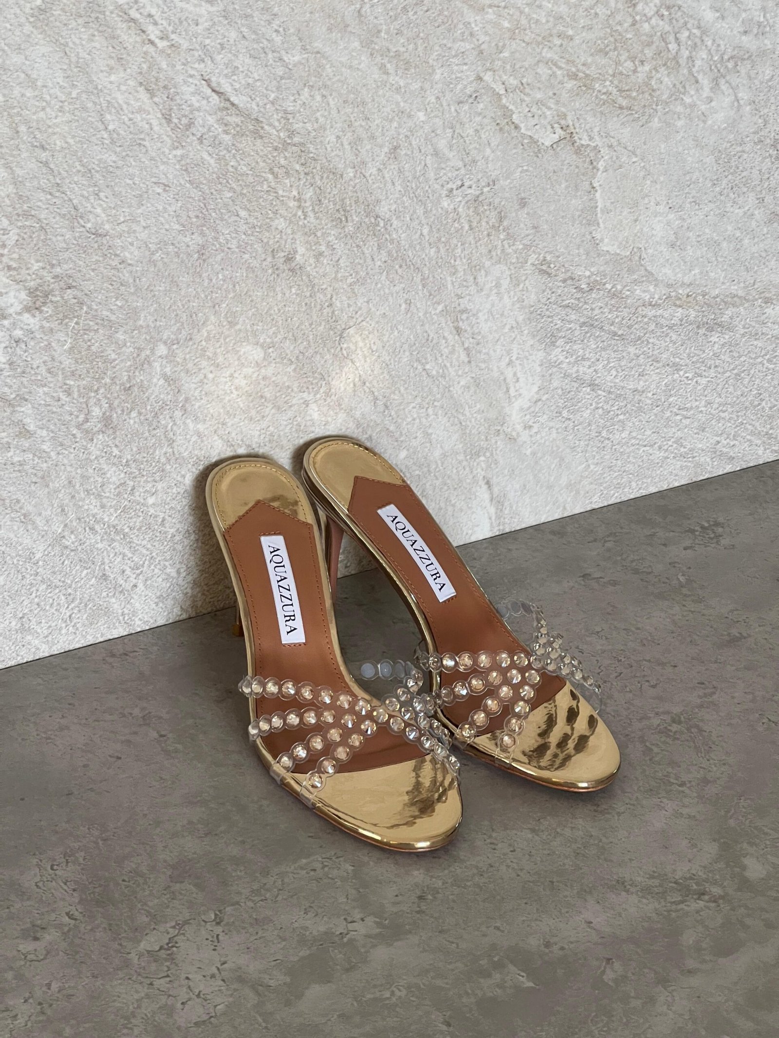 Aquazzura Embellished Tequila Mules 75 - Image 11