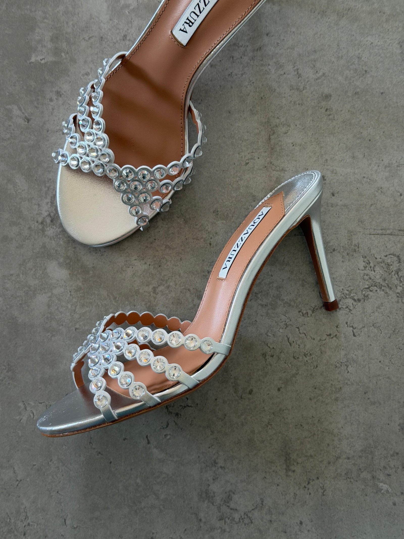 Aquazzura Embellished Tequila Mules 75 - Image 7