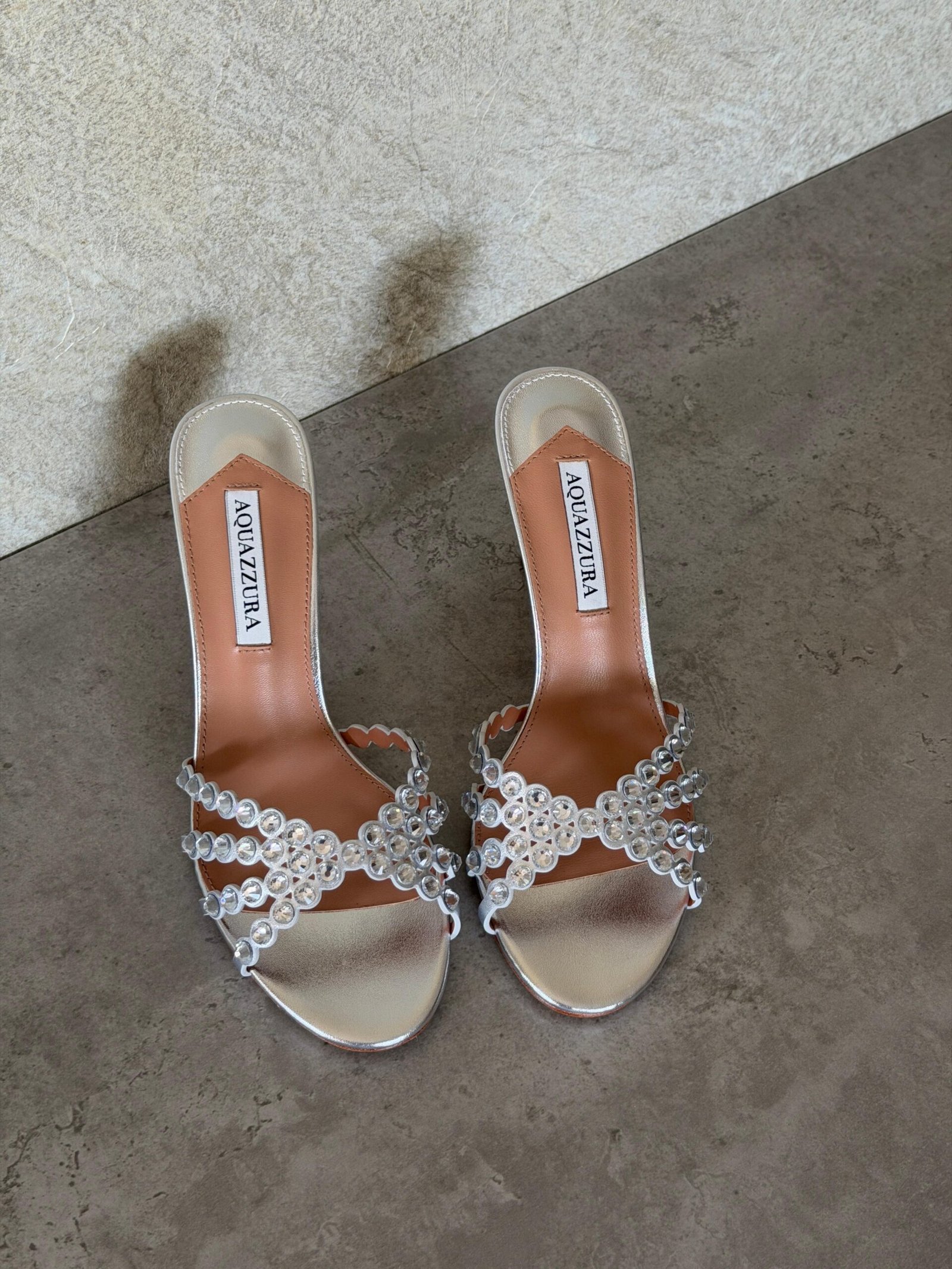 Aquazzura Embellished Tequila Mules 75 - Image 5