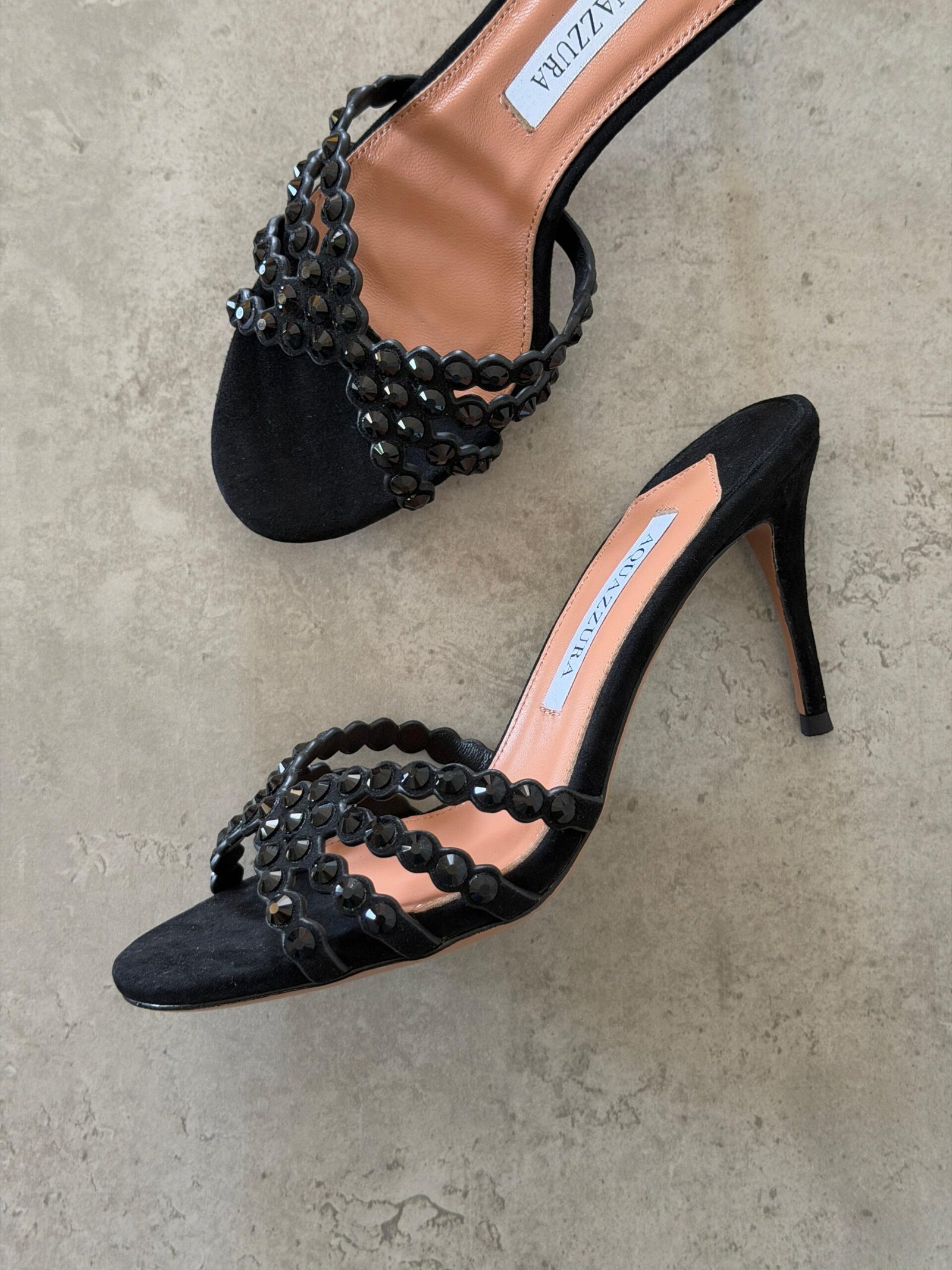 Aquazzura Embellished Tequila Mules 75 - Image 2