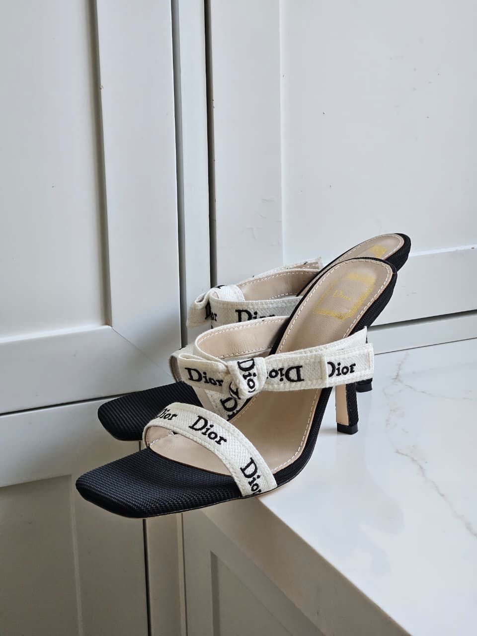 Dior Heeled Sandal with J'Adior Straps - Image 2