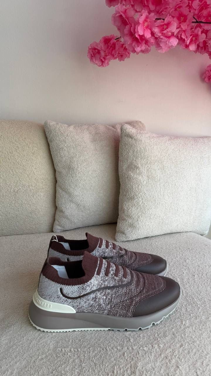 Brunello Cucinelli techno cotton knit runners - Image 2