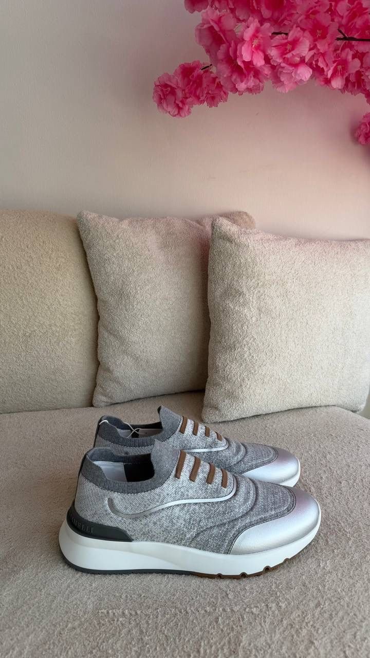 Brunello Cucinelli techno cotton knit runners - Image 4