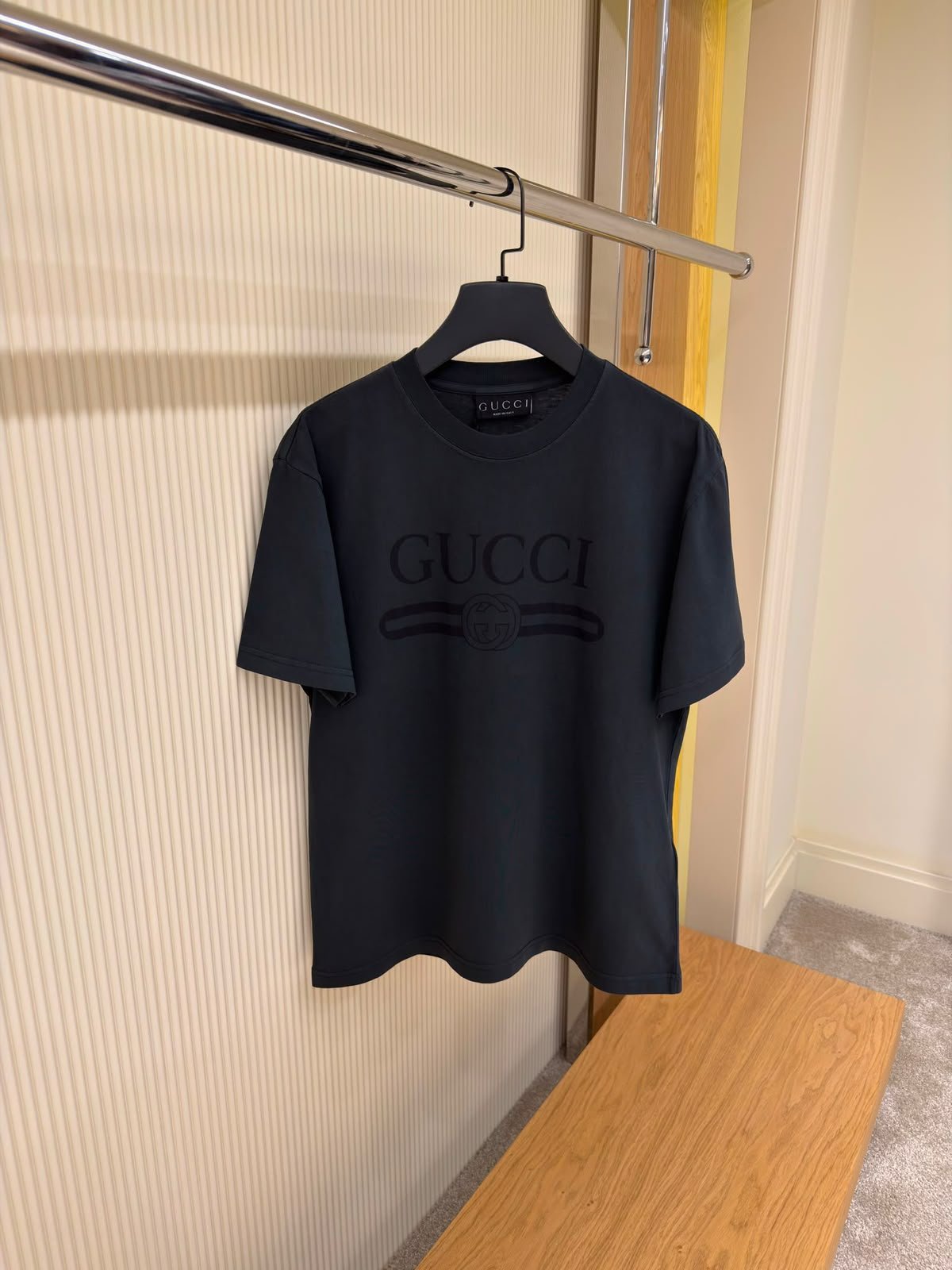 Gucci Cotton Jersey T-shirt with Devoré Detail