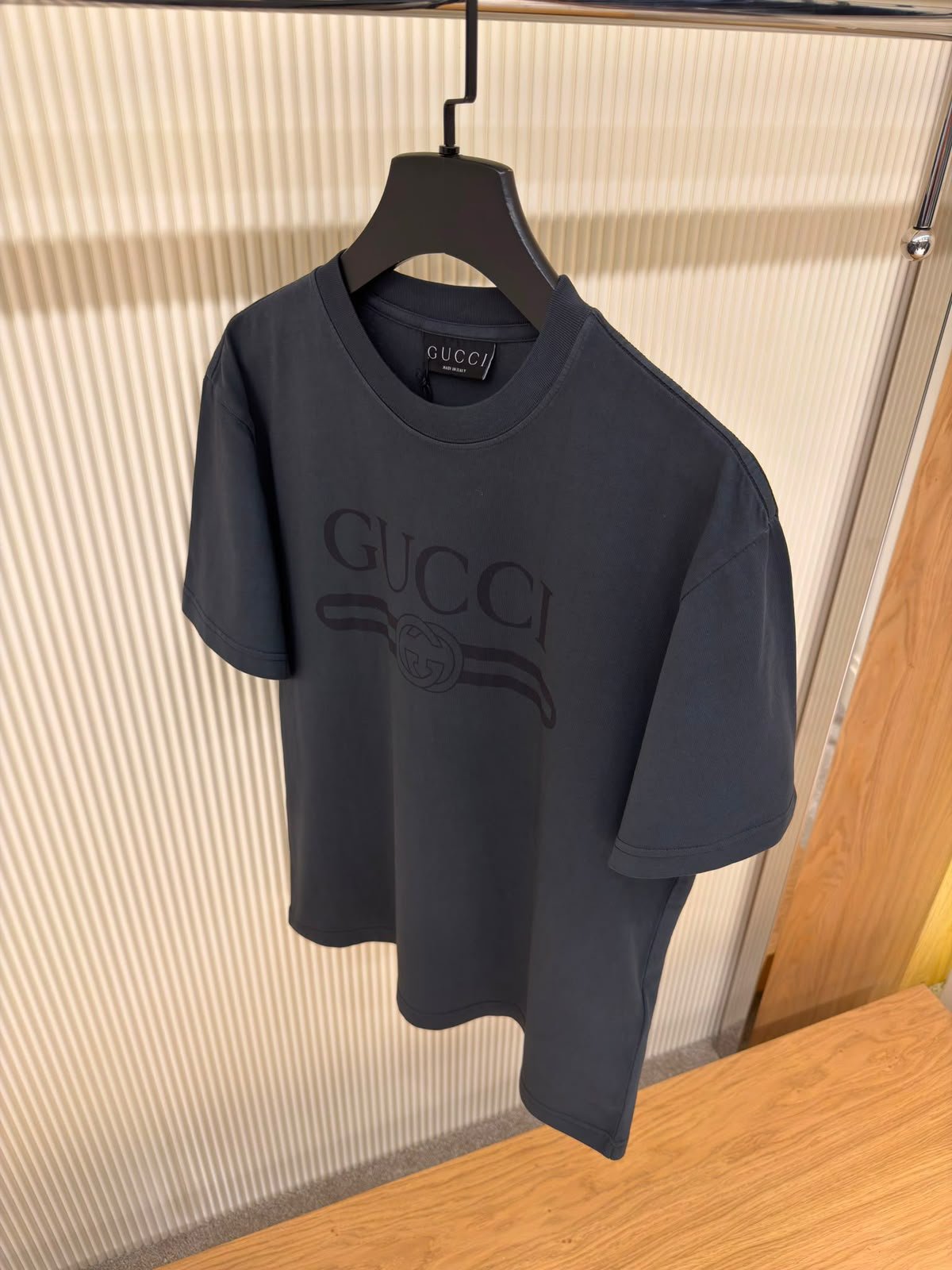 Gucci Cotton Jersey T-shirt with Devoré Detail - Image 2