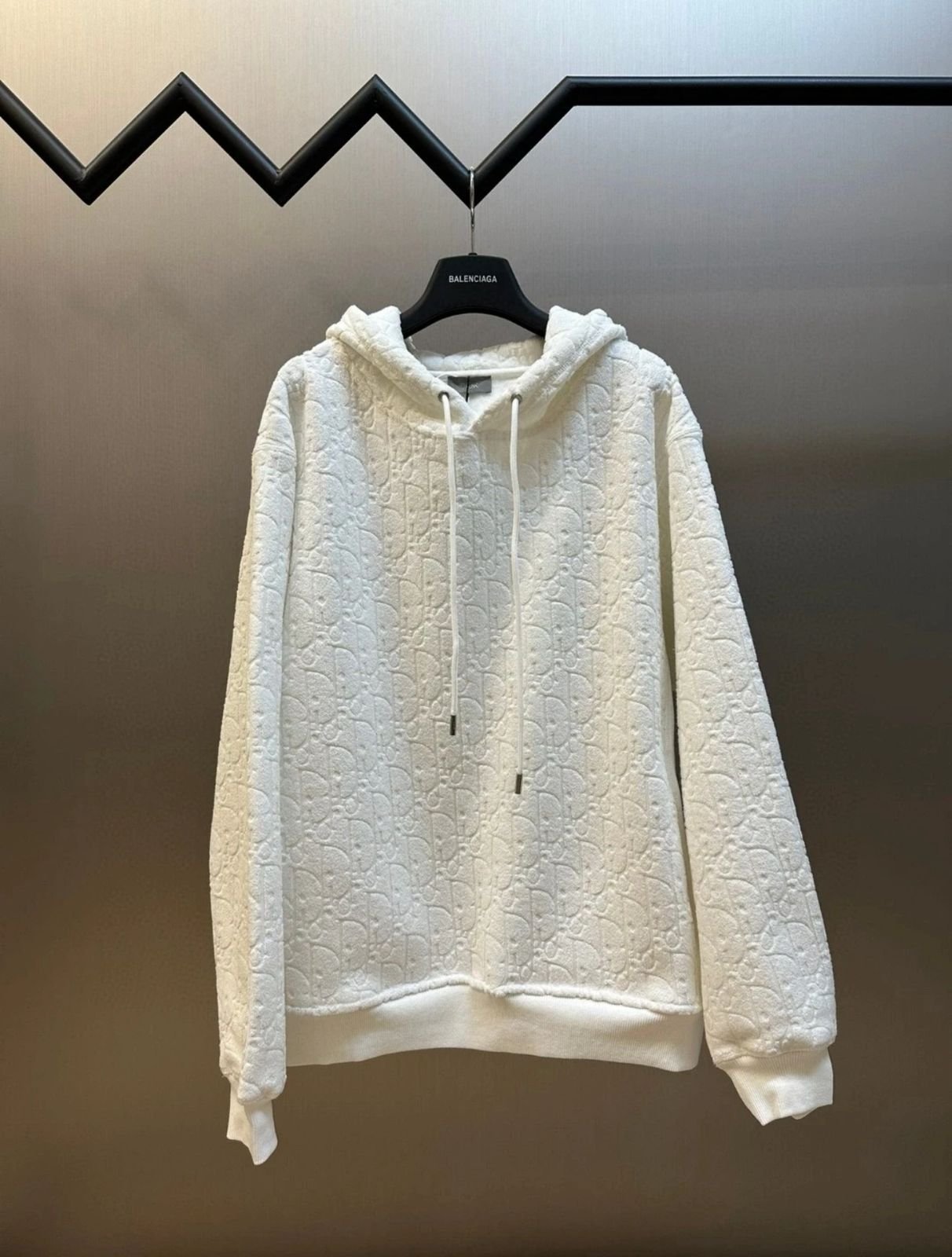 Dior Oblique Relaxed-Fit Hooded Sweatshir - Image 2