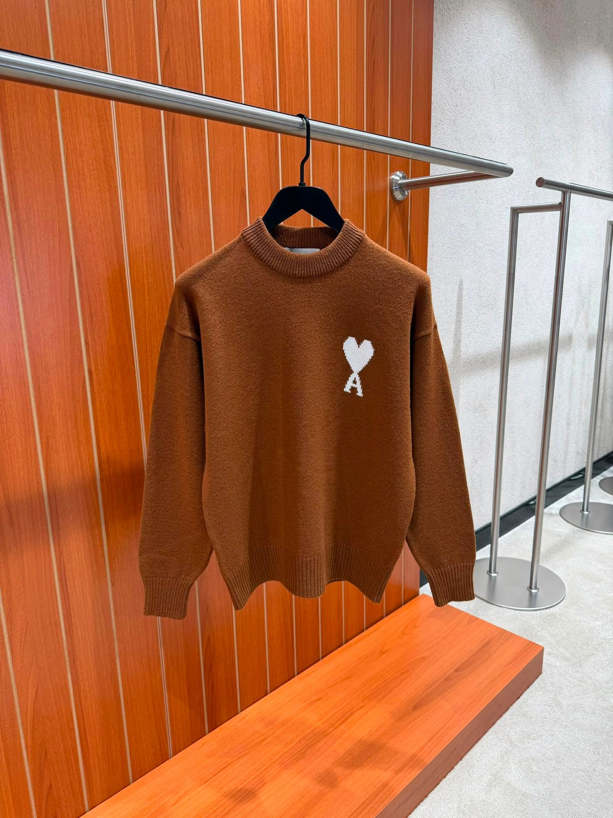 Ami Paris Ami de Coeur Crewneck Sweater - Image 2