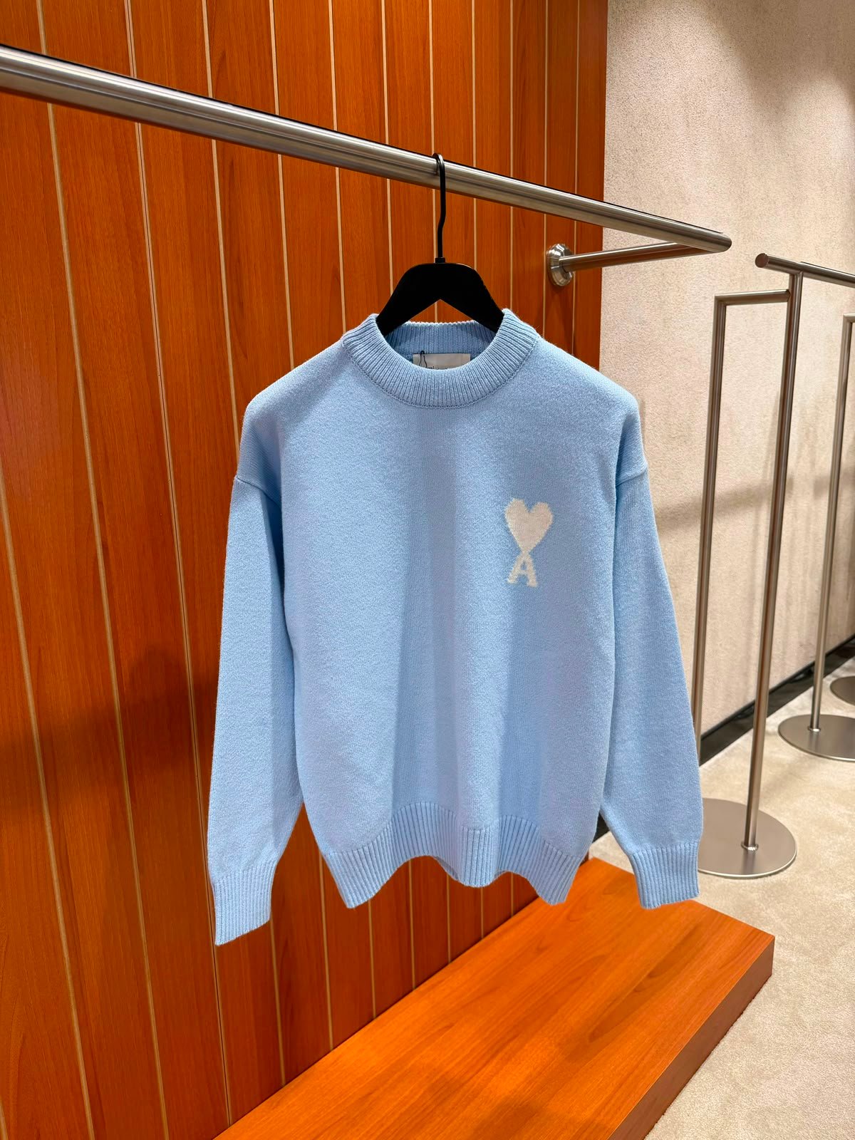 Ami Paris Ami de Coeur Crewneck Sweater - Image 4
