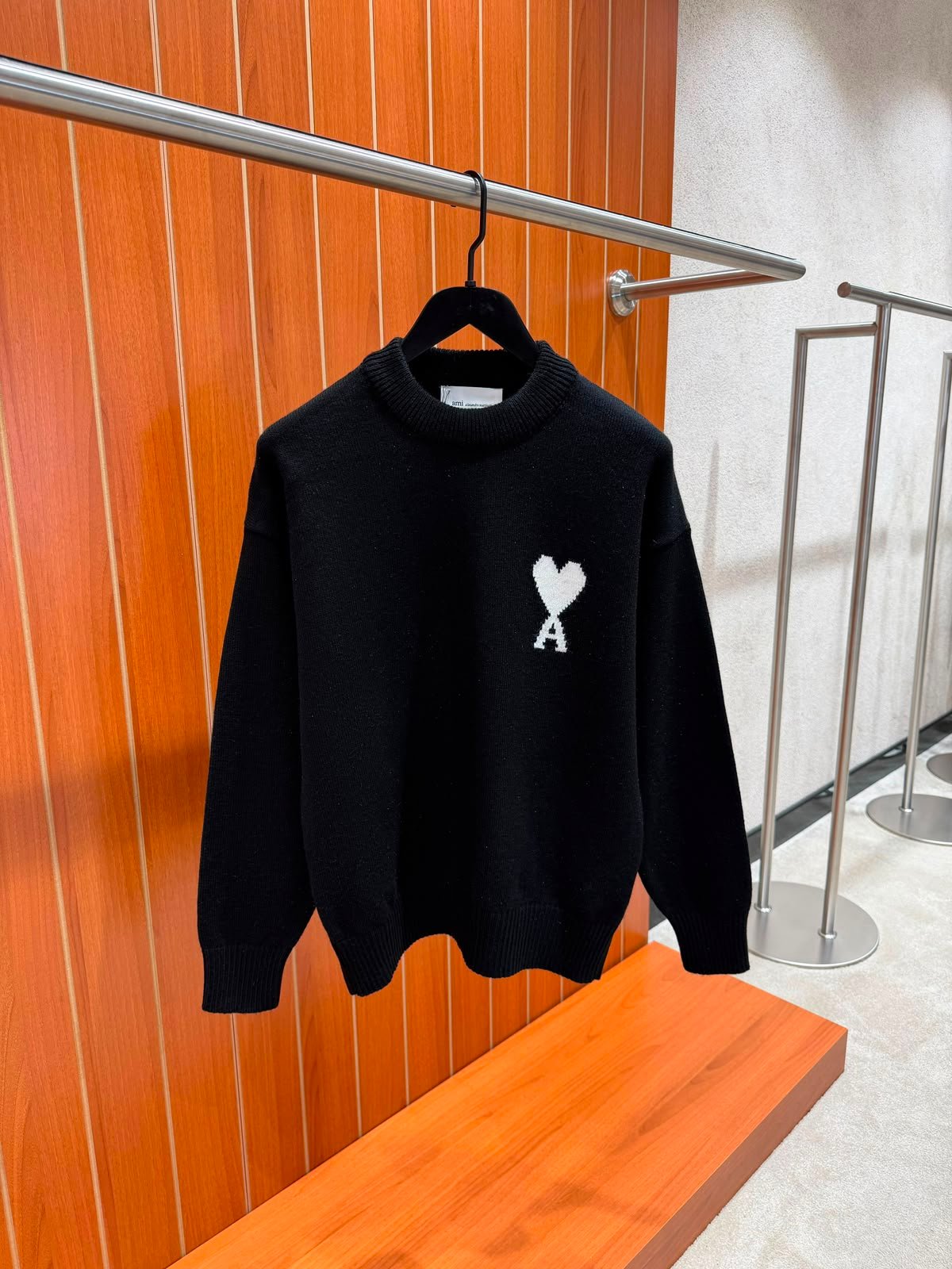 Ami Paris Ami de Coeur Crewneck Sweater - Image 5