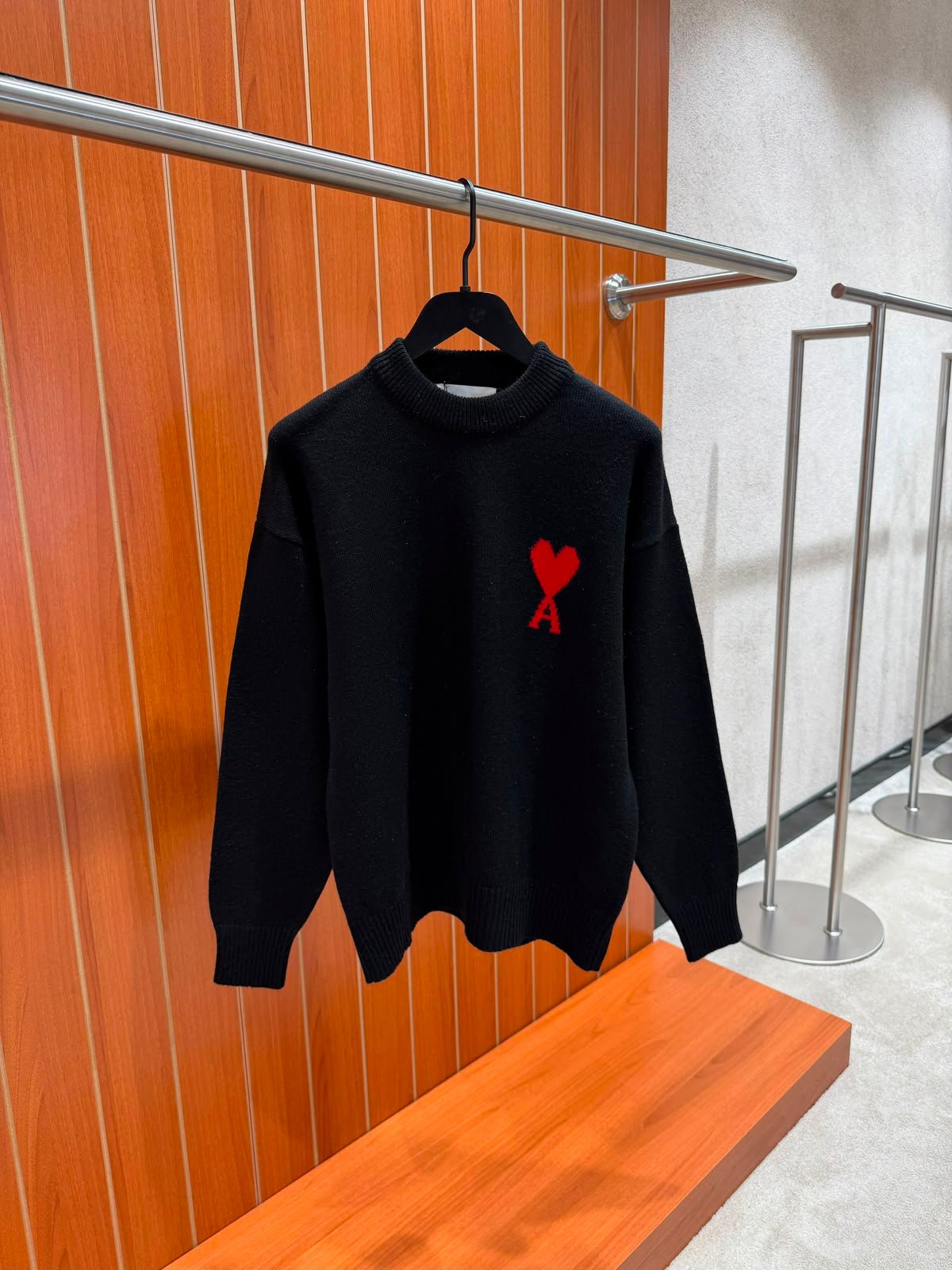 Ami Paris Ami de Coeur Crewneck Sweater - Image 6