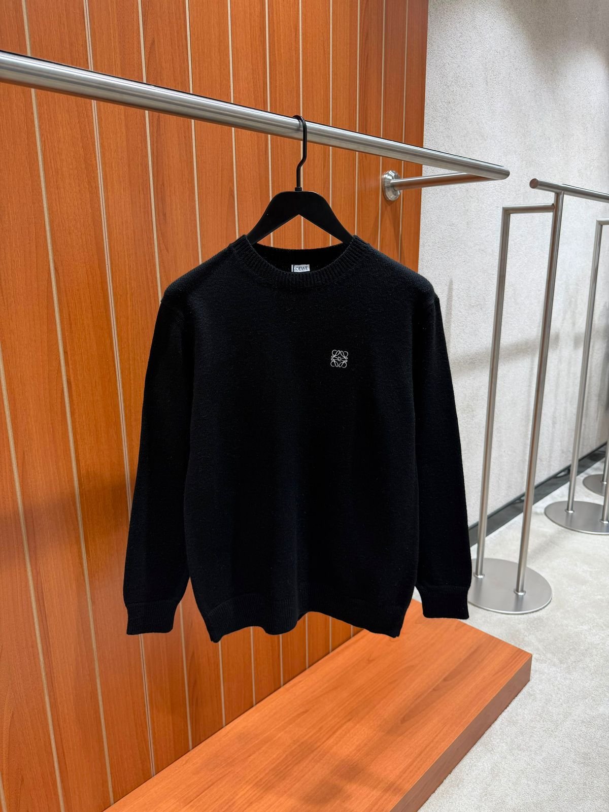 Loewe Men’s Anagram Wool Sweater - Image 4