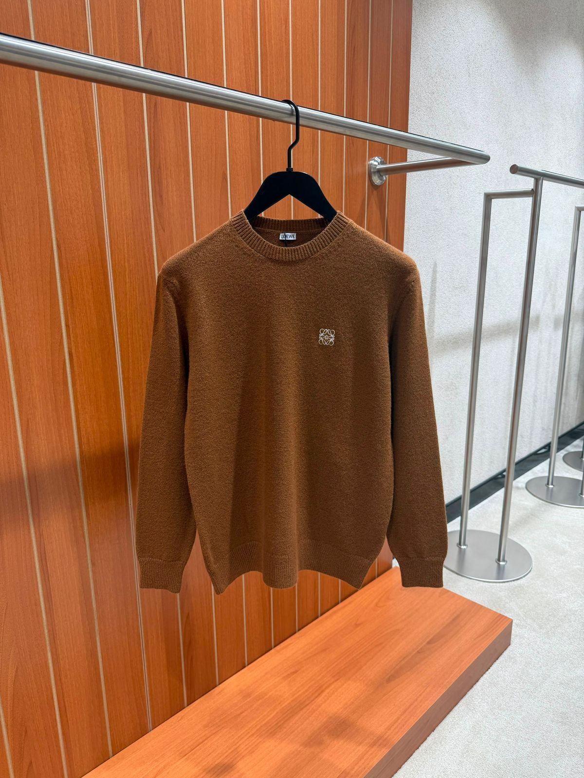 Loewe Men’s Anagram Wool Sweater - Image 5