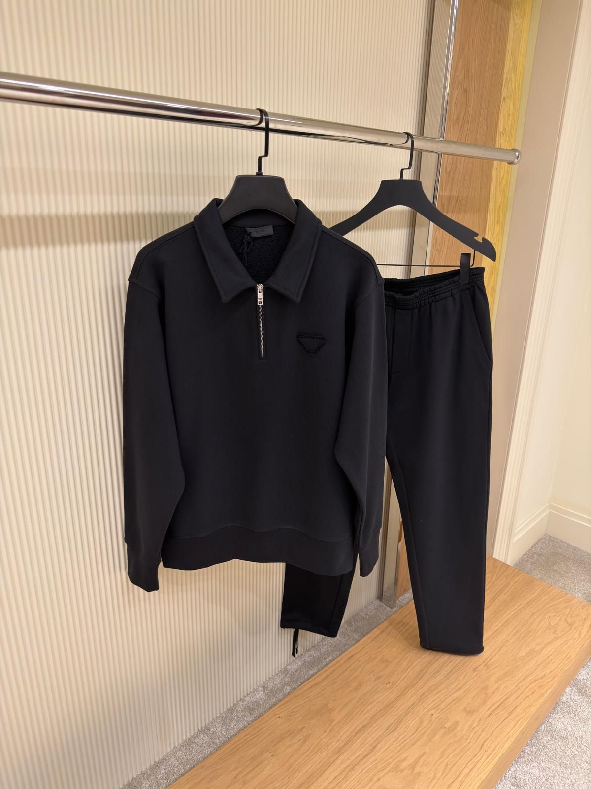 half-zip polo sweatshirt - Image 2