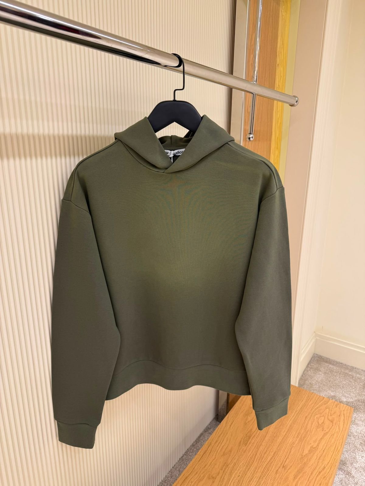 Acne Studios Fleece Logo Hoodie - Image 4