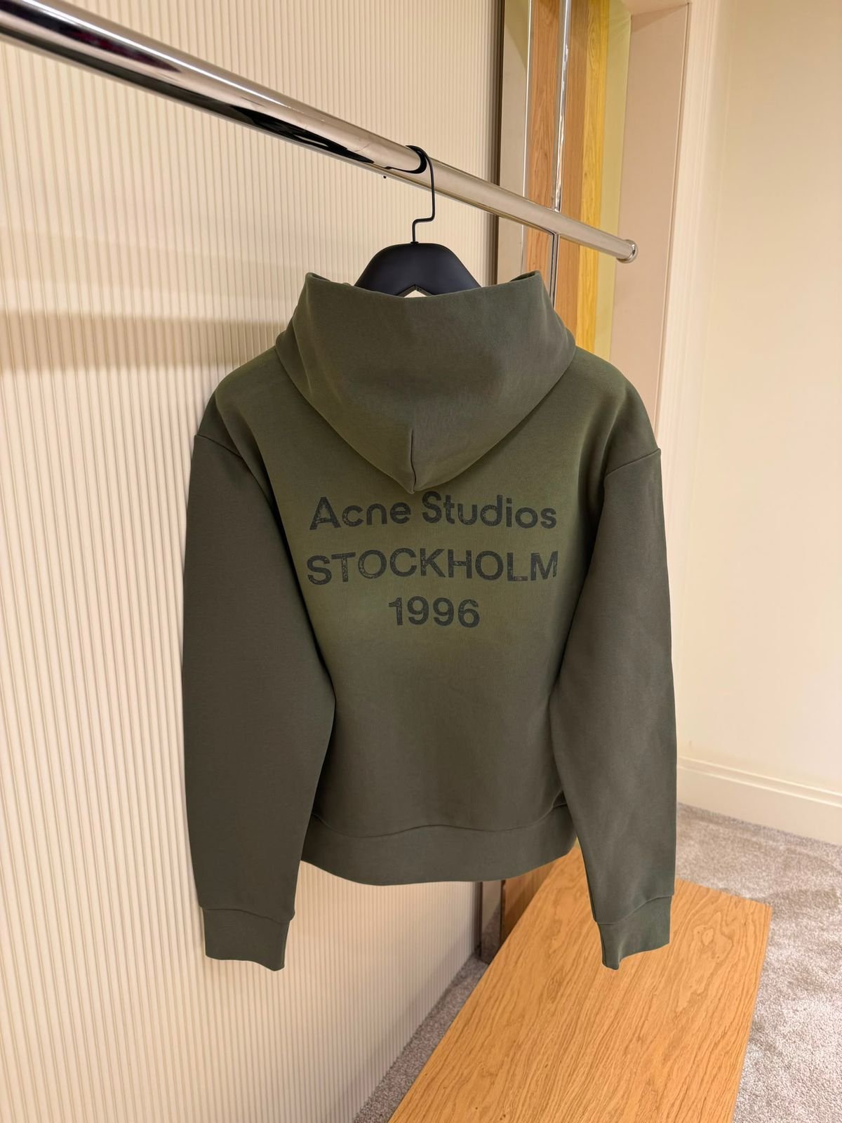 Acne Studios Fleece Logo Hoodie - Image 5