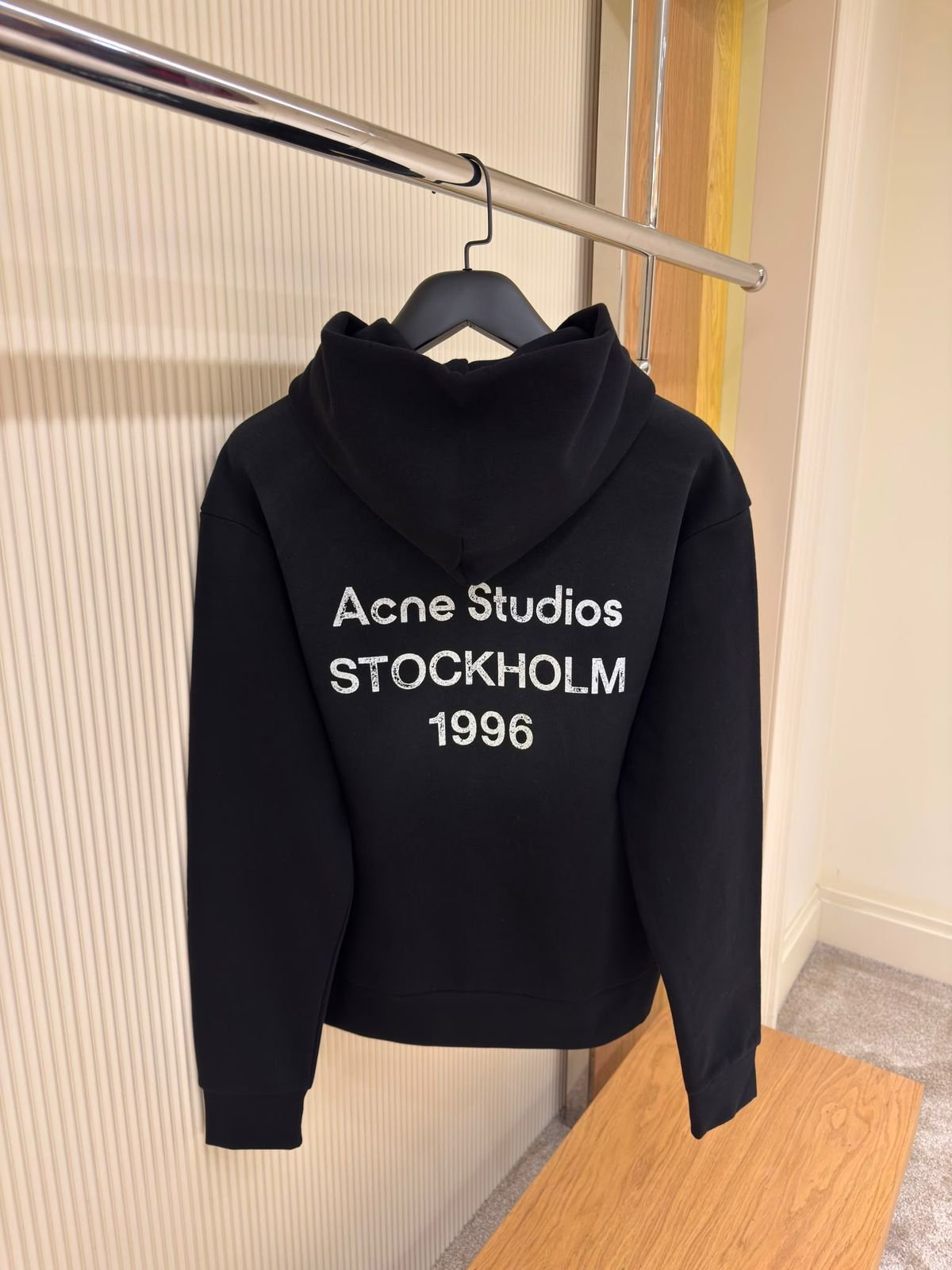 Acne Studios Fleece Logo Hoodie - Image 7