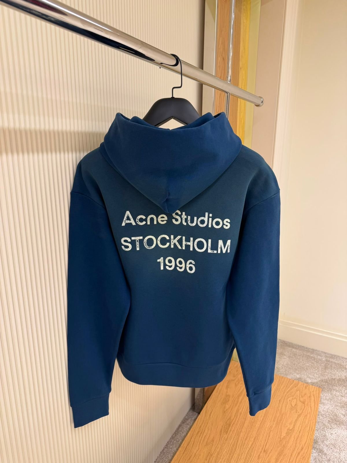 Acne Studios Fleece Logo Hoodie - Image 9