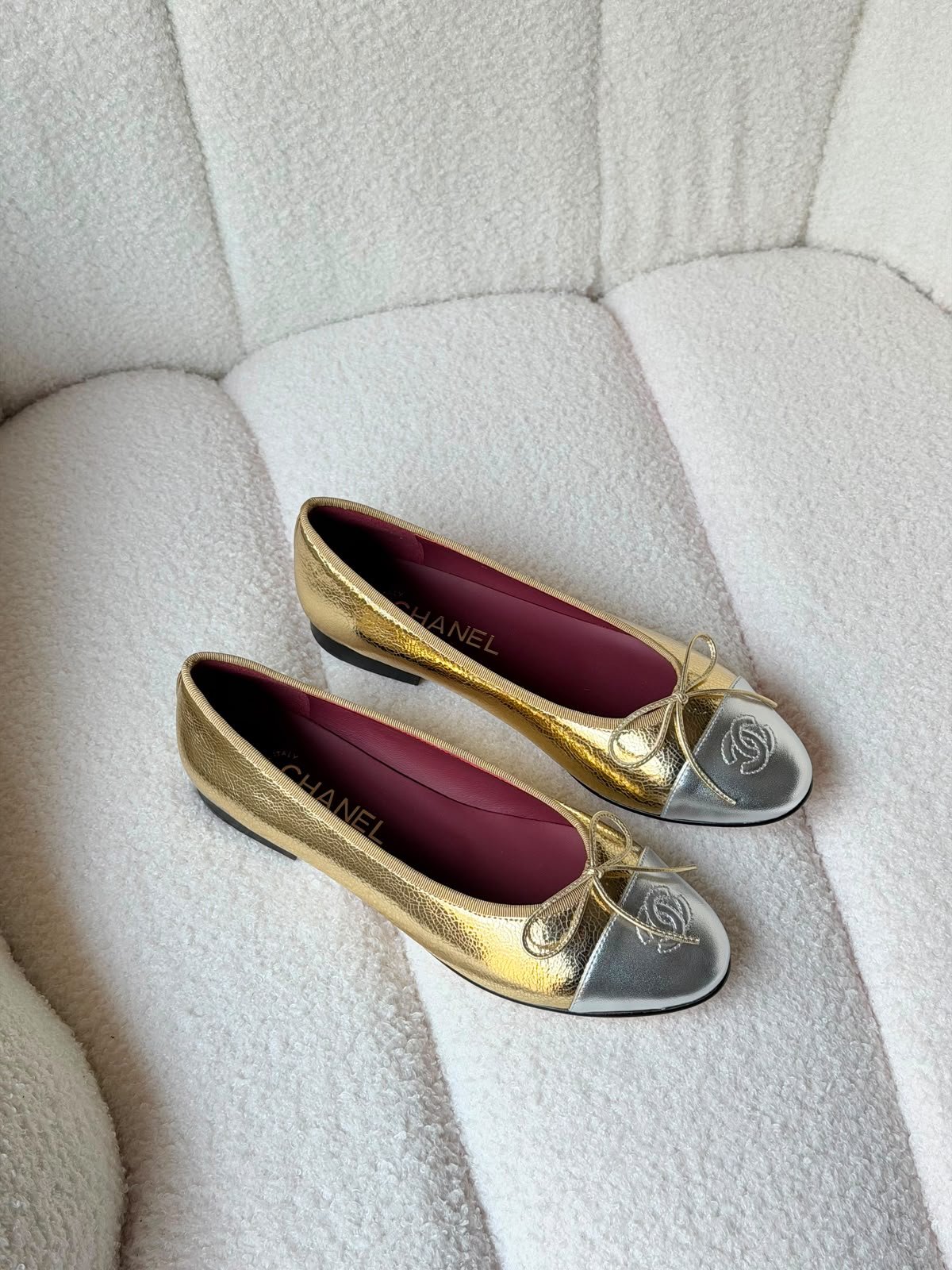 Chanel crackled ballet