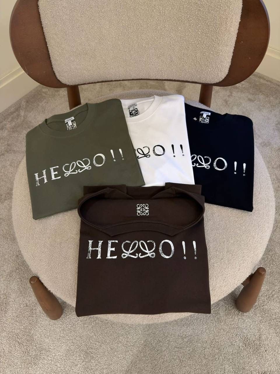 Loewe Hello Anagram Print T-Shirt - Image 8