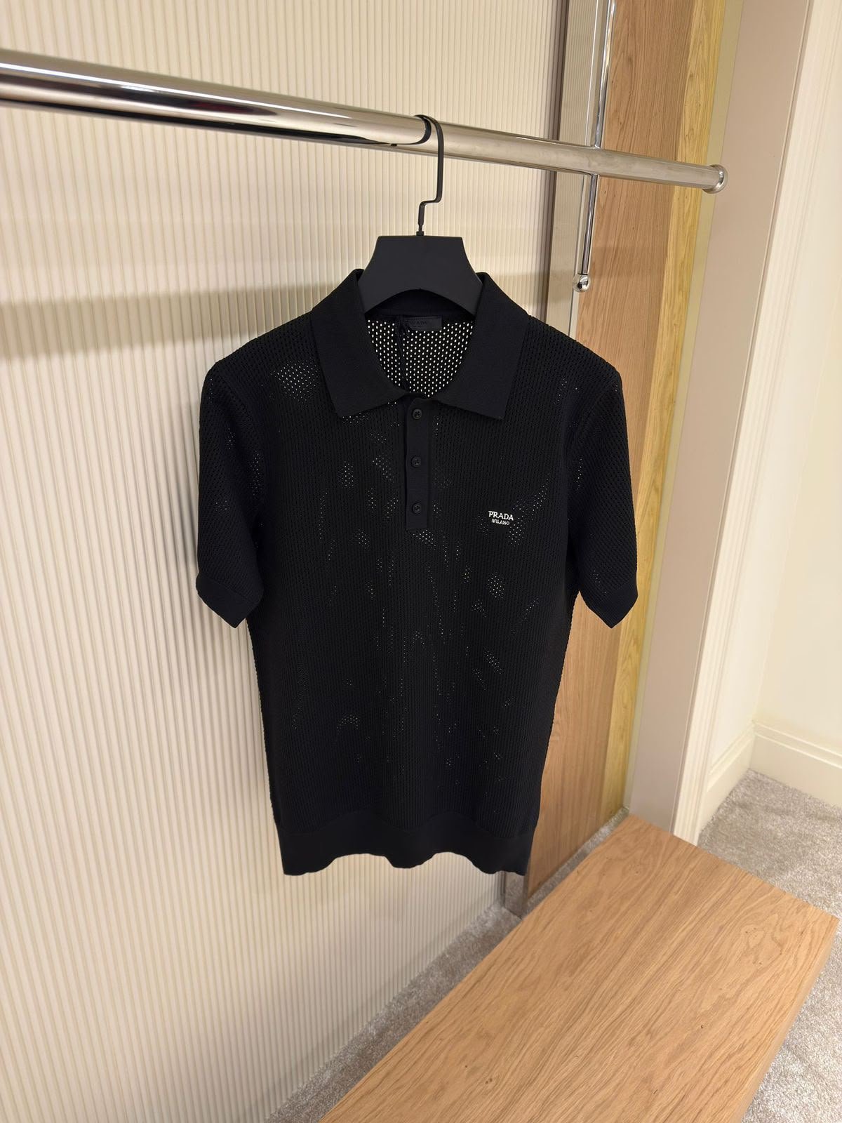 Prada Crochet Polo