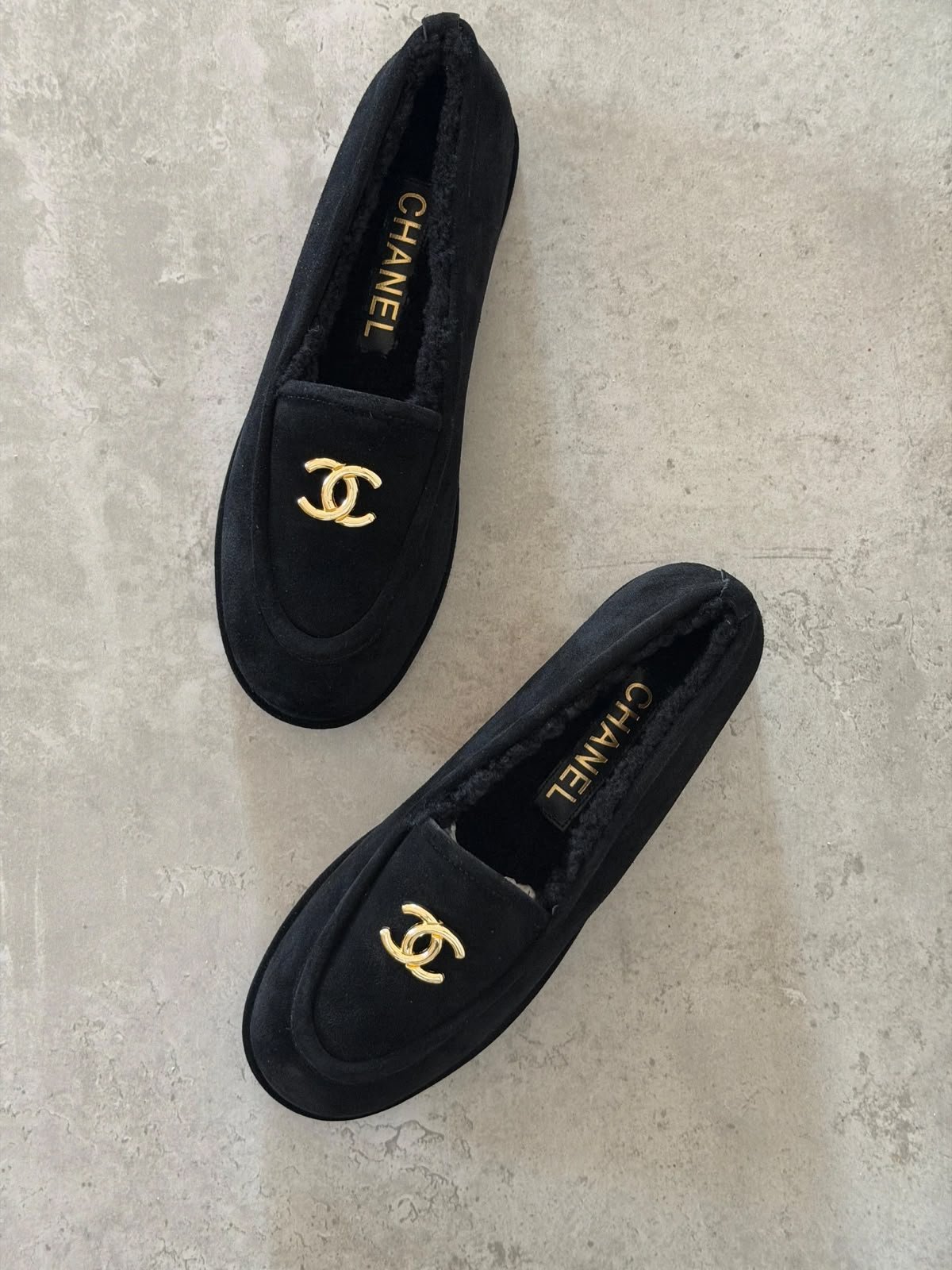 Chanel Suede Loafers - Image 2